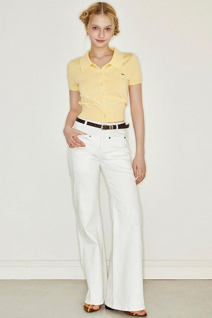 Vintage White Slim Jeans