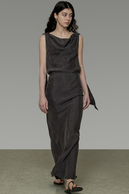 Summer Breeze Draped Two-Piece Set-Up