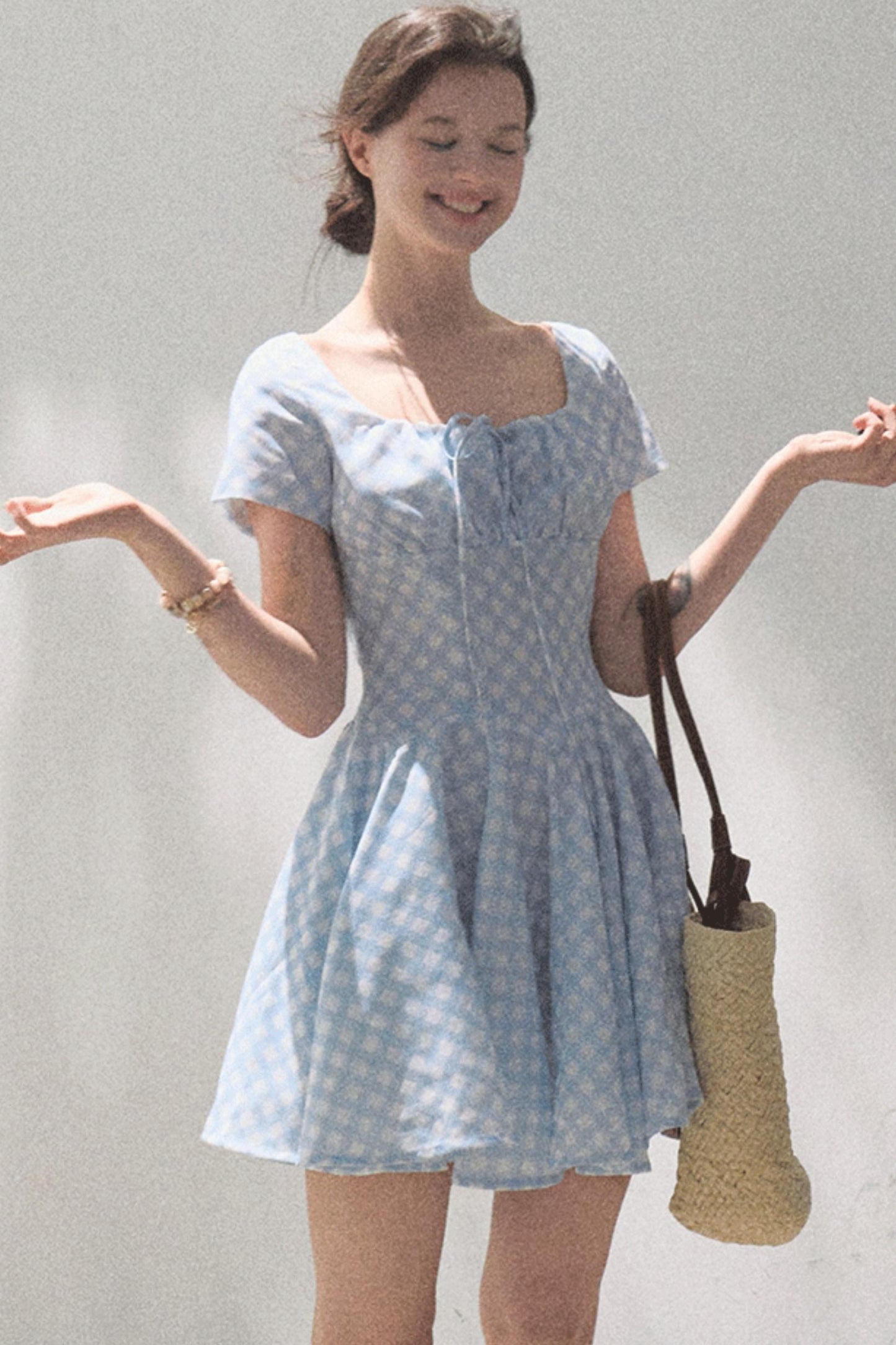 Tencel Bow Tie Dress