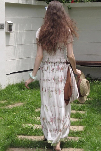 Botanical Linen Skirt Set-Up