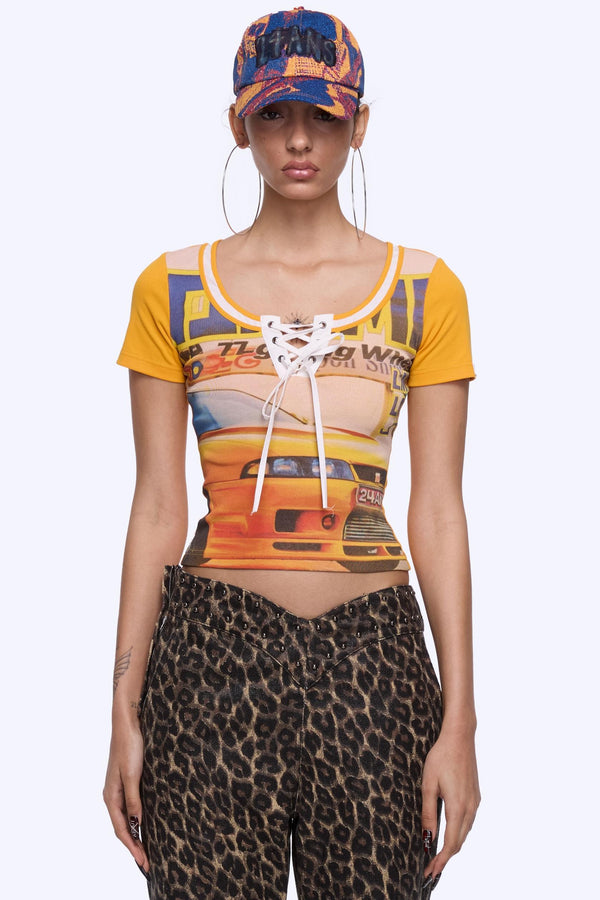 Patchwork Racing Tee