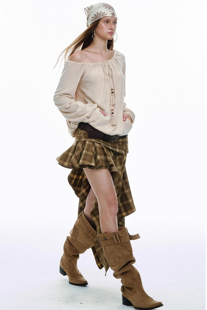 Bohemian One-Shoulder Top