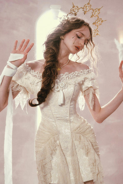 French Boned Lace Dress