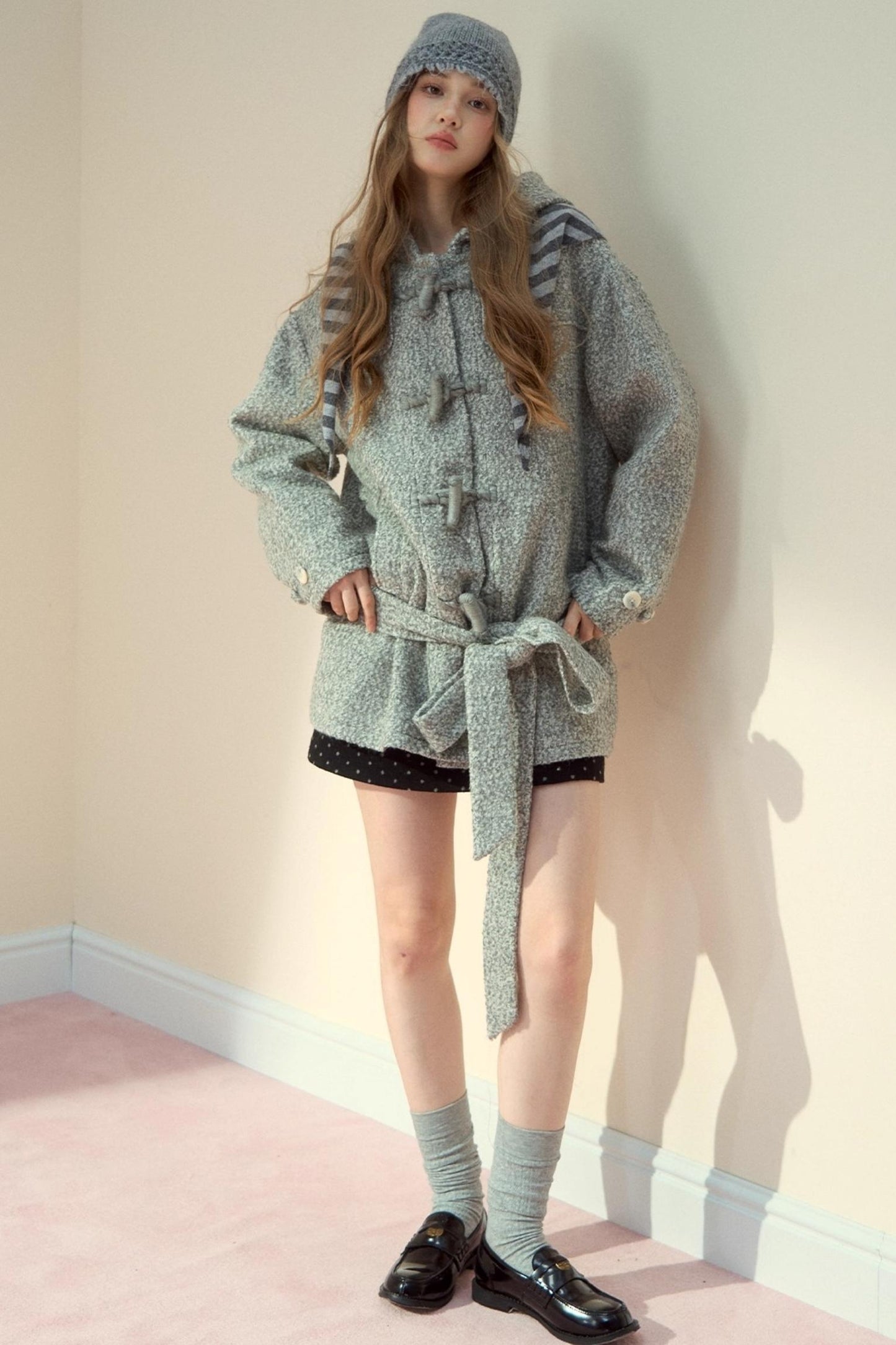 Collegiate Style Sheep Wool Jacket