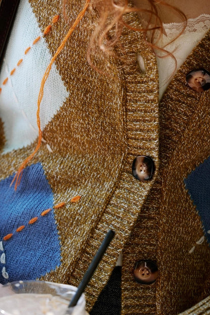 Autumn Diamond Cardigan