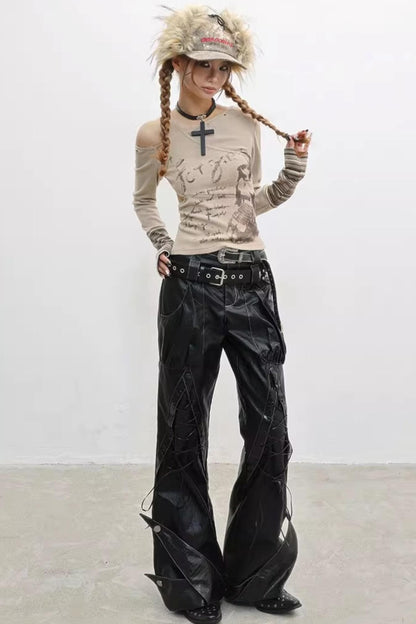 Soul Strap Leather Pants