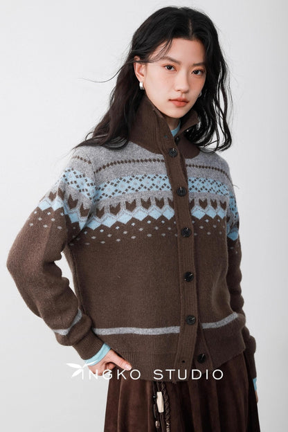 Light Blue Round Neck Sweater