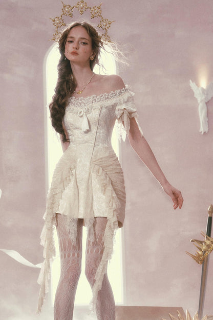 French Boned Lace Dress