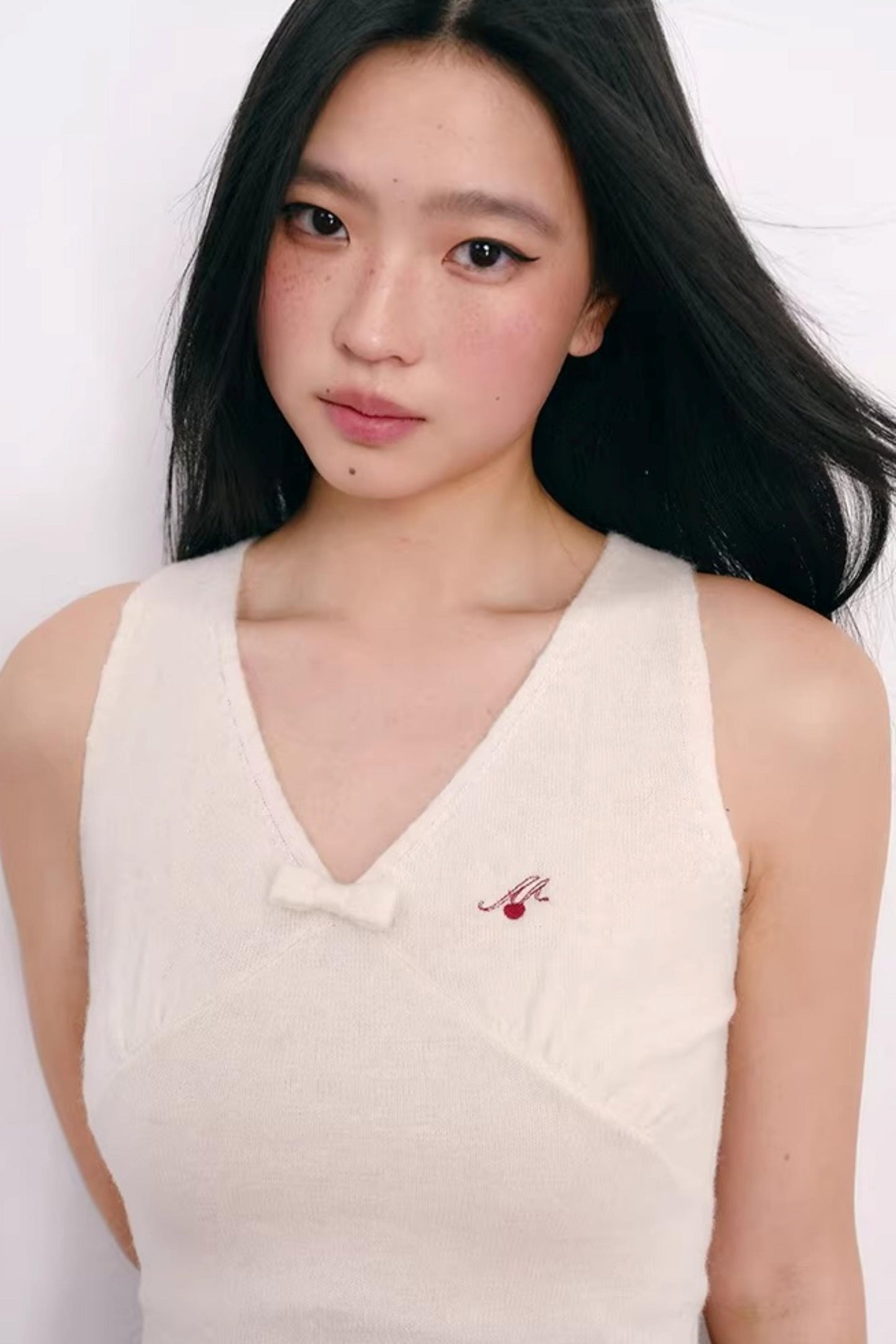 Korean Lace Bowknot Top