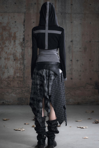 Swing Collar Long Sleeve Shirt