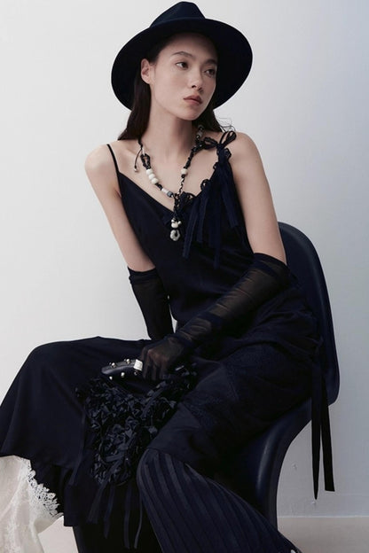 Unique Heart Beaded Glass Necklace