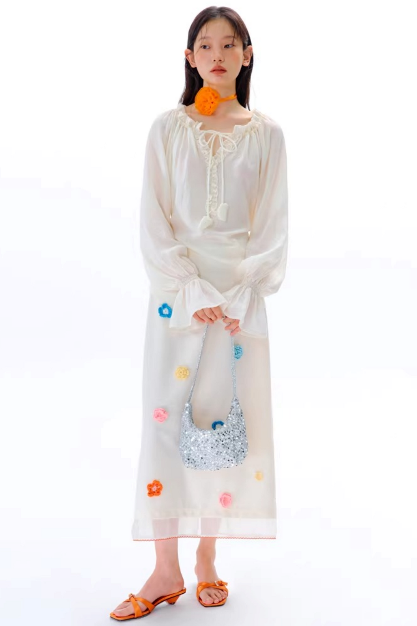 Dreidimensionaler Organza-Rock