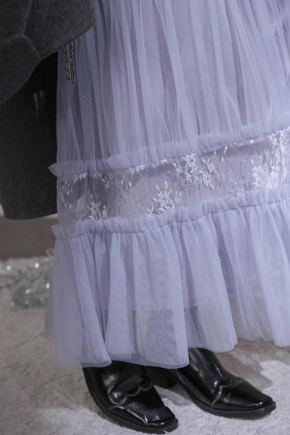 Layered Dreamy Velvet Skirt