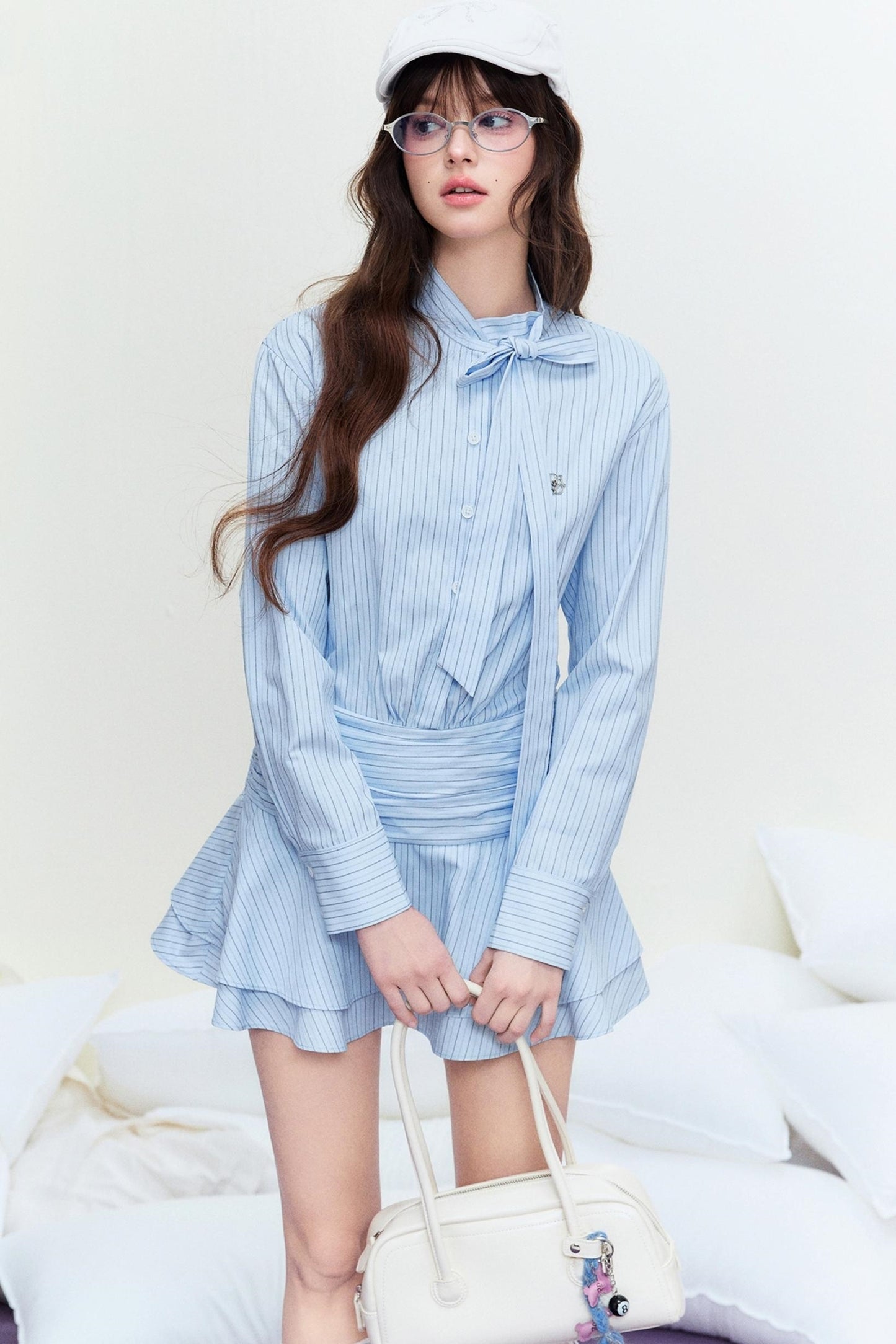 Spring Lace-Up Dress