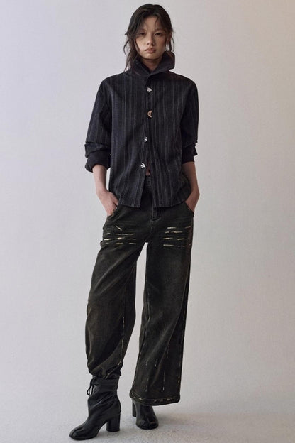 Deconstructed Skirt With Shirt Set-Up