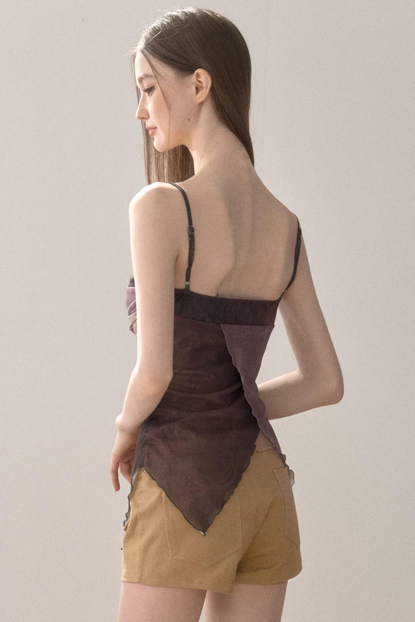 Color-Block Patchwork Camisole