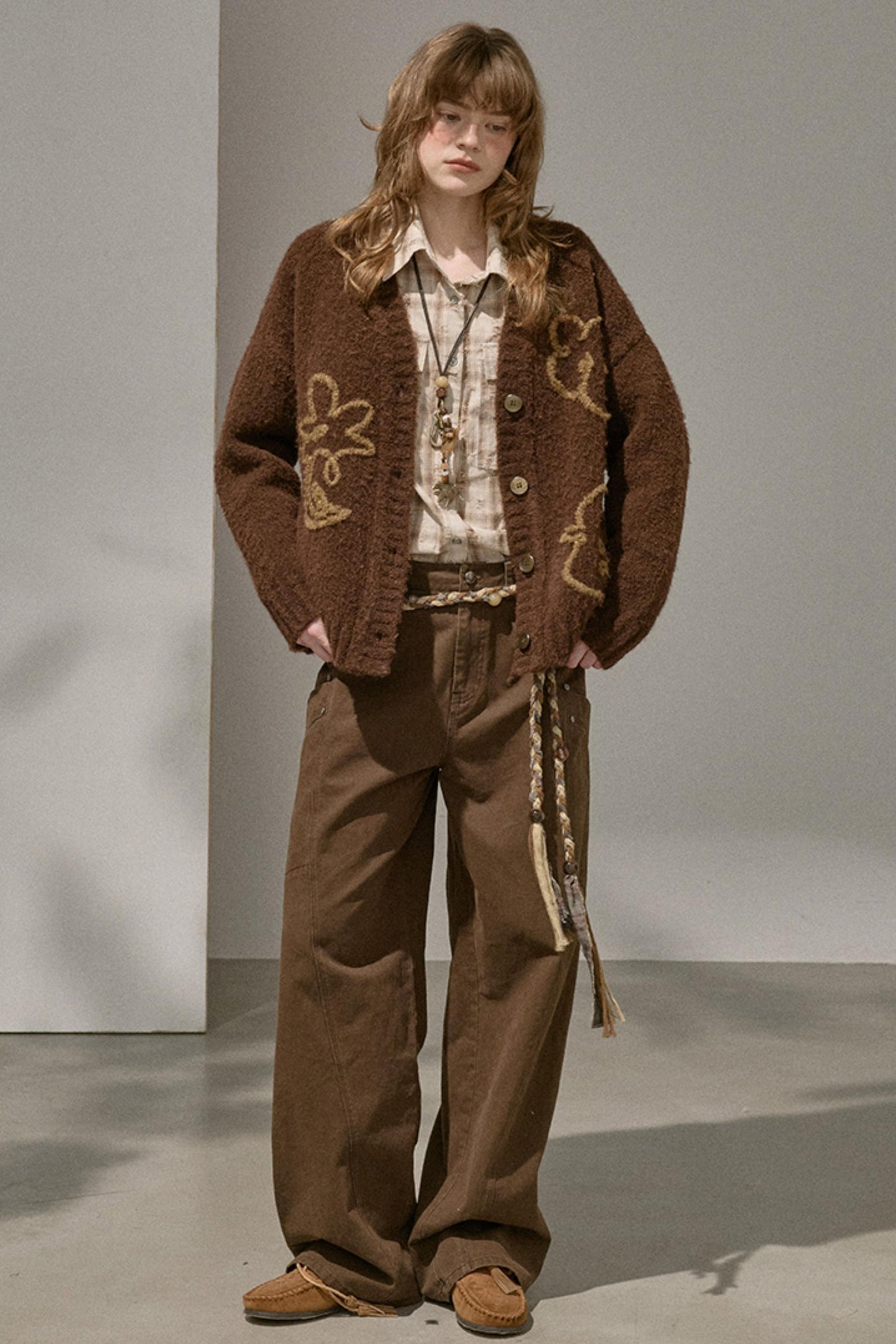 Luxury Riveted Casual Pants