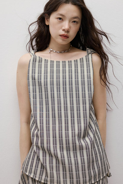 Artistic Stripe Holiday Skirt