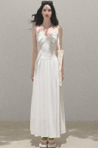 Vintage Ice Linen Camisole Dress