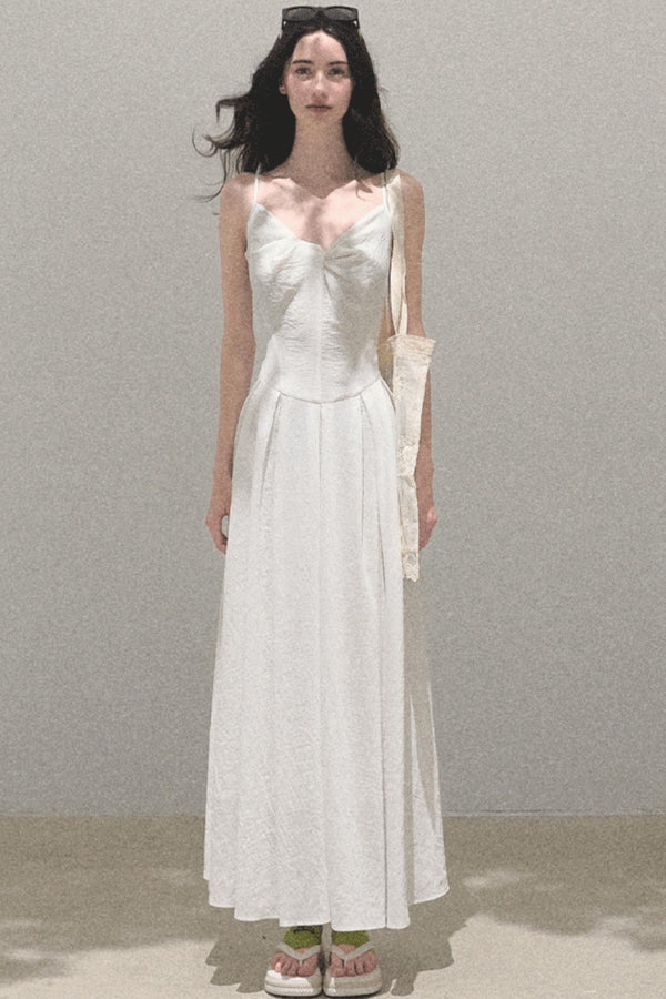 Vintage Ice Linen Camisole Dress