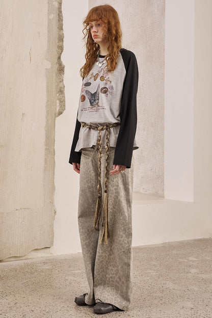 Loose Crew Neck Long Sleeve Top