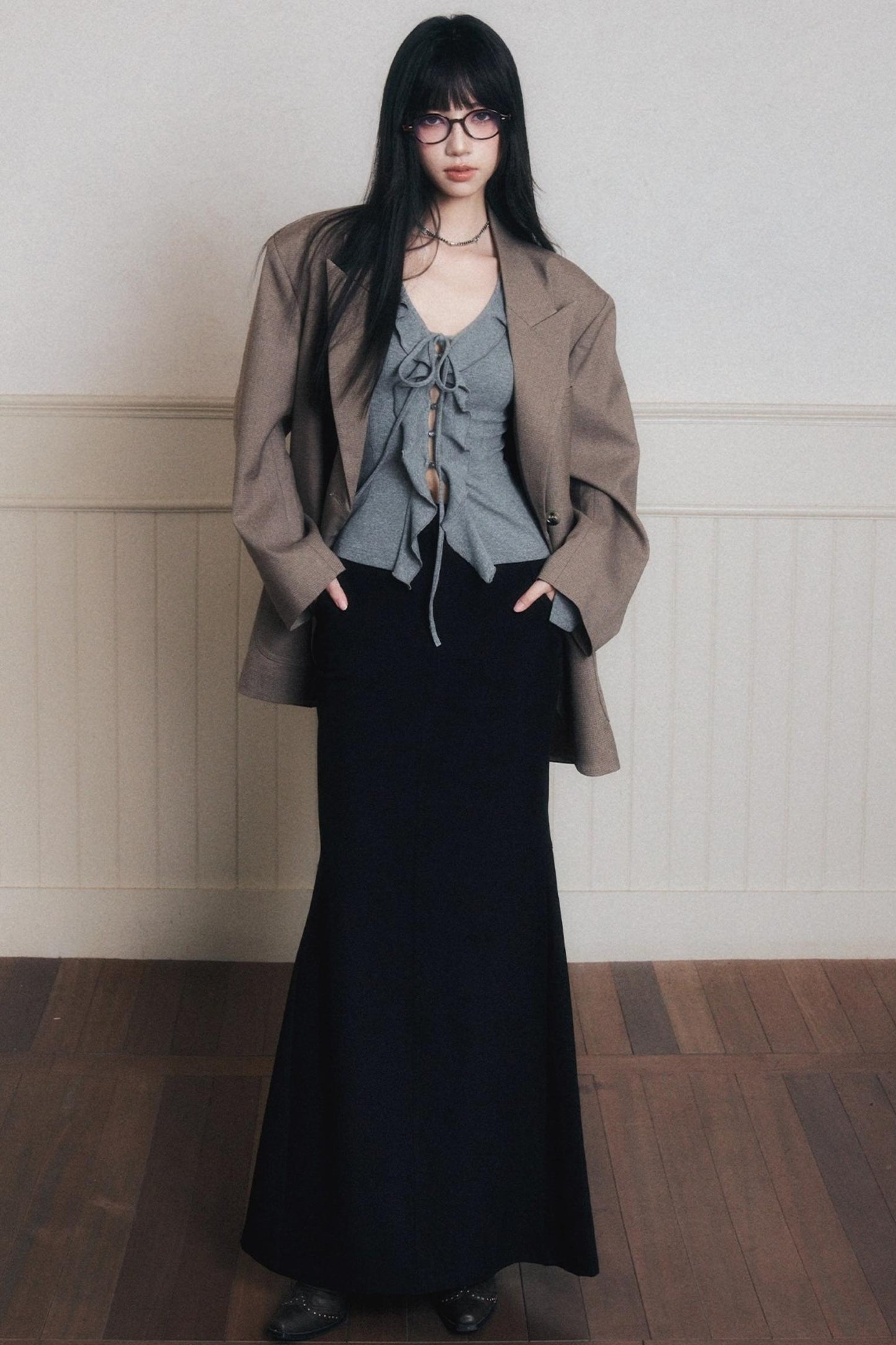 Mermaid High-Waisted A-Line Skirt