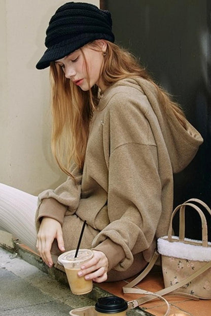 Smoky Winter Hoodie Skirt Set-Up