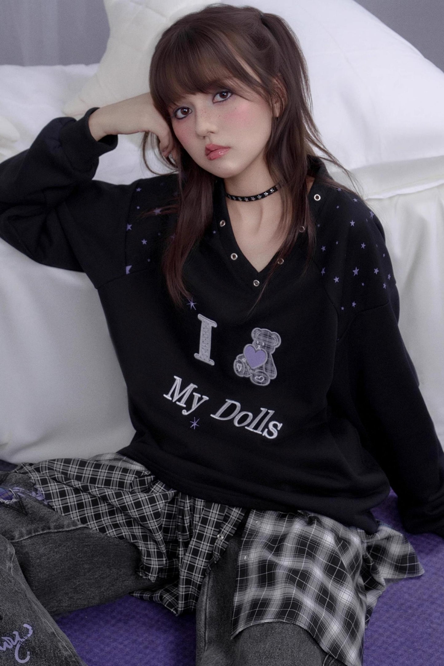 Deconstructed Street Plaid Skirt