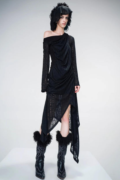 Mystic Dune Asymmetry Dress