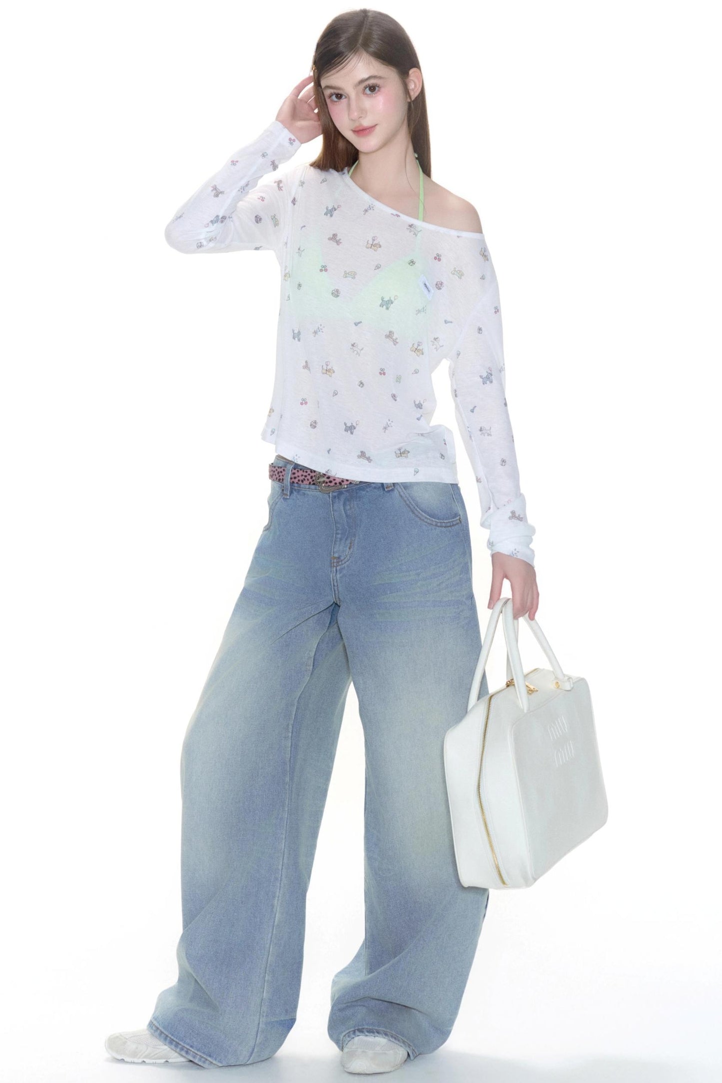Long Sleeves Smock Top