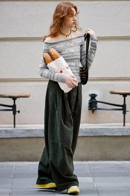 Waist Pleated Cargo Pants