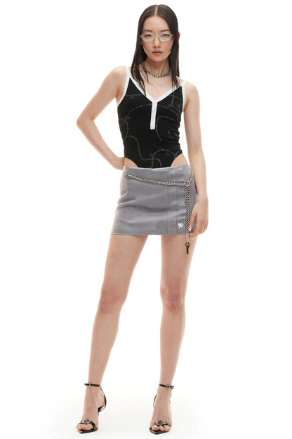 Color-Blocked Slim-Fit Camisole