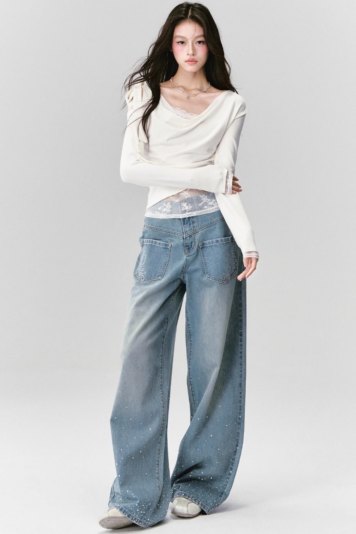 Pure Desire Lace Knit Top Set-Up