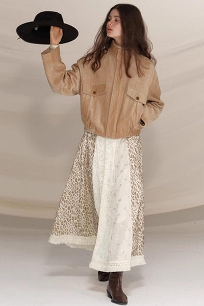 Corduroy Retro Flight Jacket