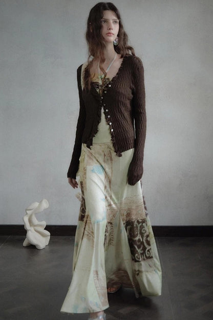Moon Viewing Knitted Vest