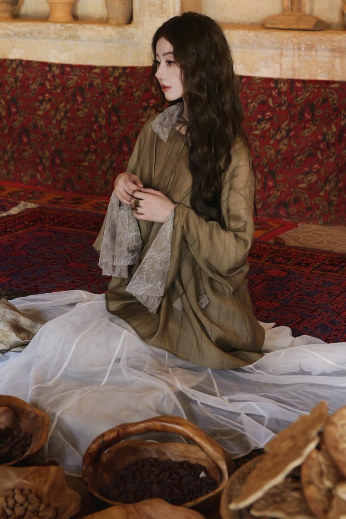 French Romantic Tencel Mesh Skirt Set-Up