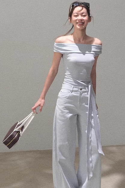 Summer Chic One-Shoulder Top