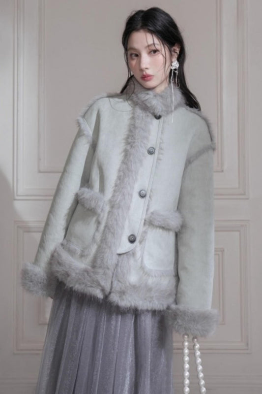 Frost Gray Blue Reversible Jacket