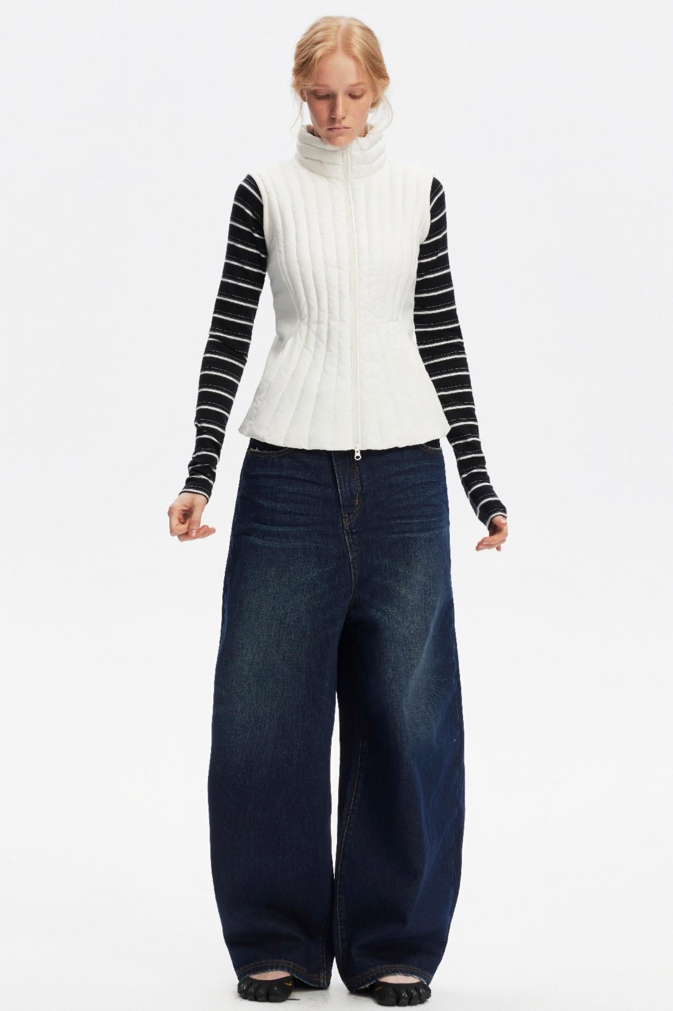 Vintage Distressed Denim Pants