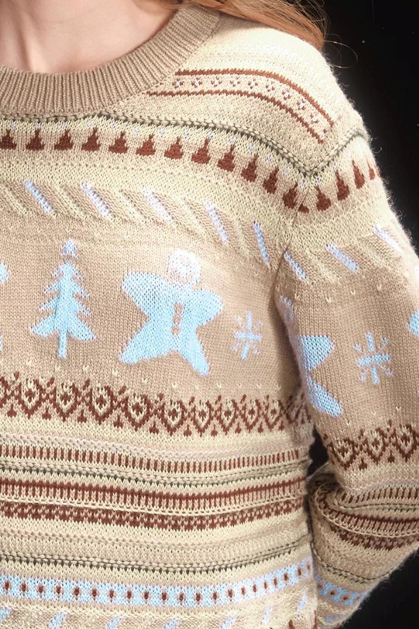 Gingerbread Fair Isle Sweater Set