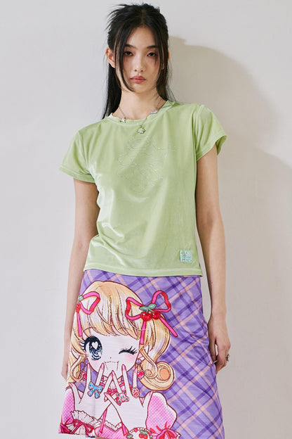 Luxury Summer Plaid Skirt