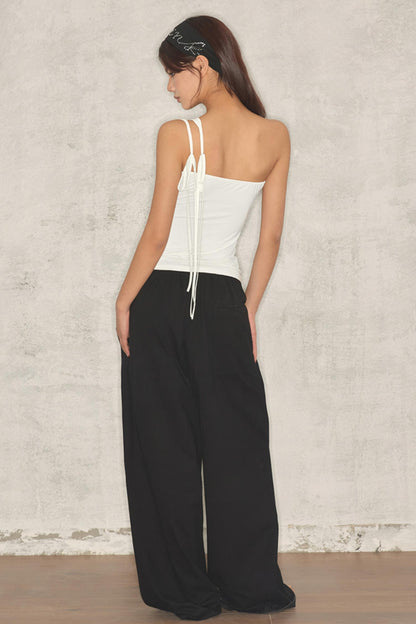 Summer Asymmetrical Halter Top