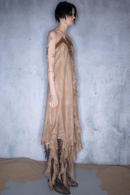 Nomad Ruffled Asymmetry Dress