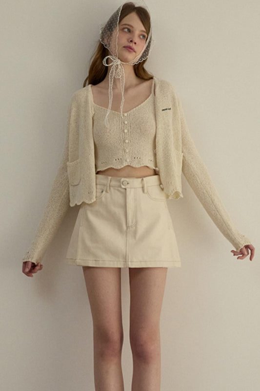 Misty Knit Cardigan Set