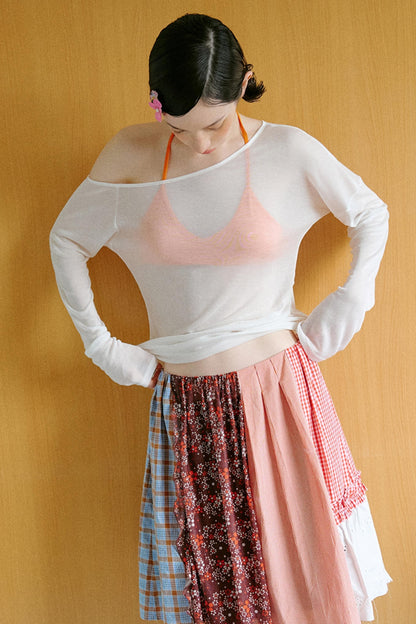 Asymmetrical Sleeve Top Set-UP