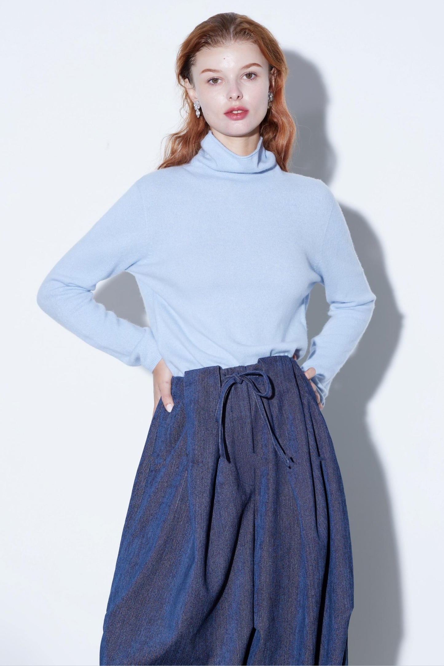 Sheep Wool High-Neck Base Layer Top