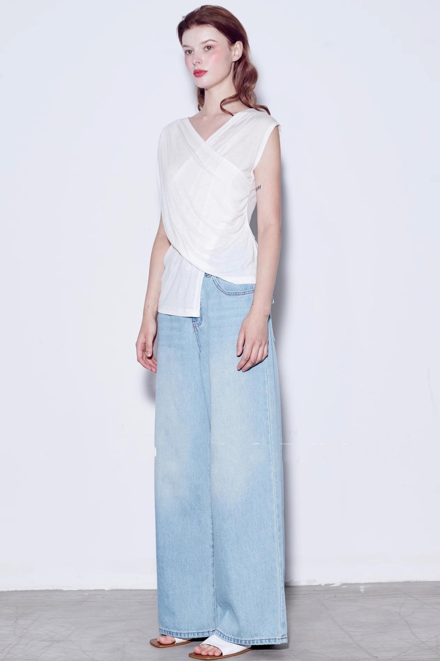 Vintage Soft Cotton Long Leg Jeans