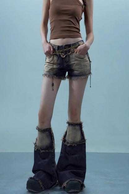 Love Sky Denim Shorts Set-Up