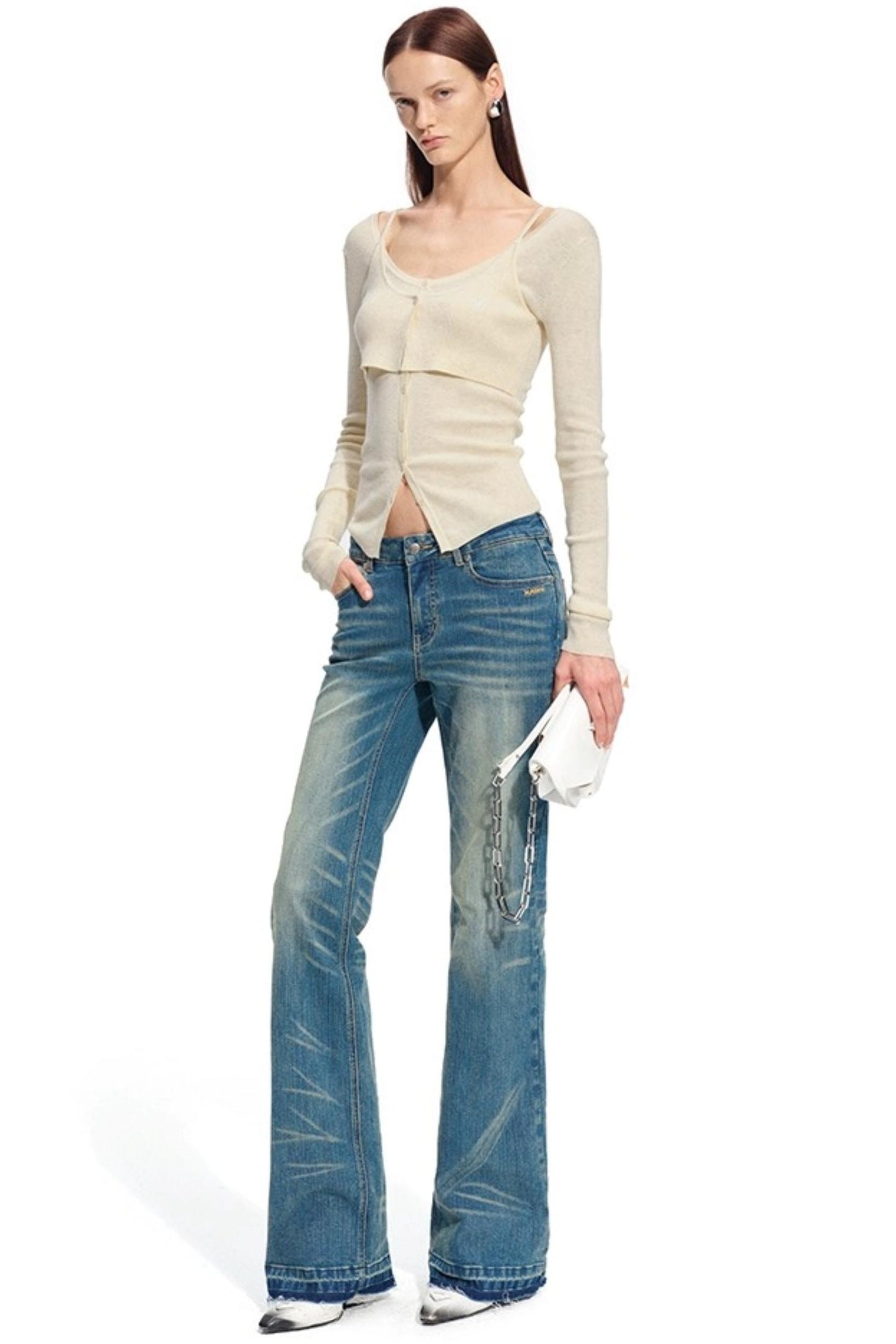 Bern Wool Blend Knit Cardigan