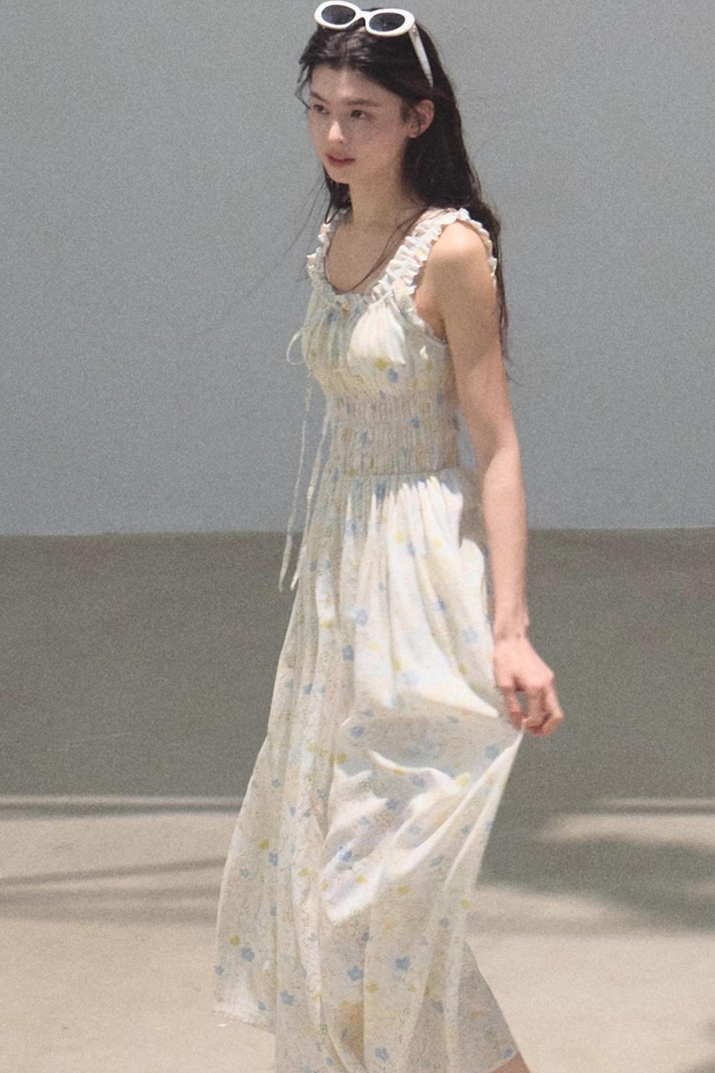 Bubbling Soda Sleeveless Slip Dress